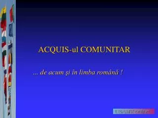acquis ul comunitar