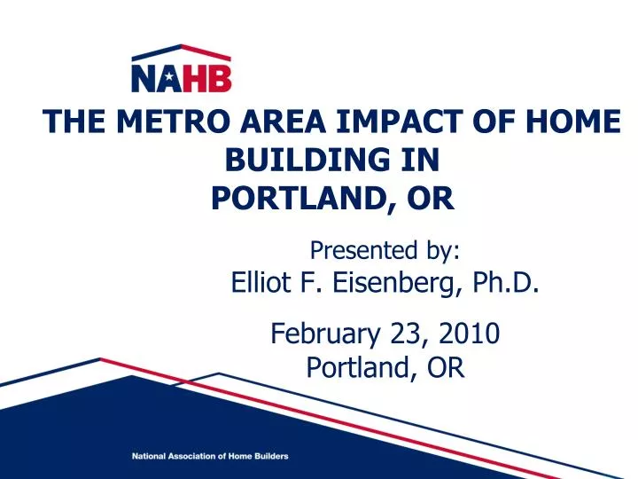 the metro area impact of home building in portland or