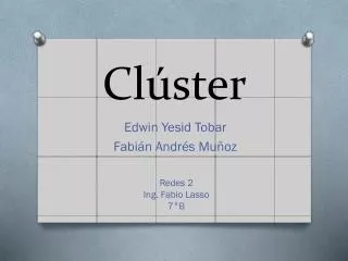 cl ster