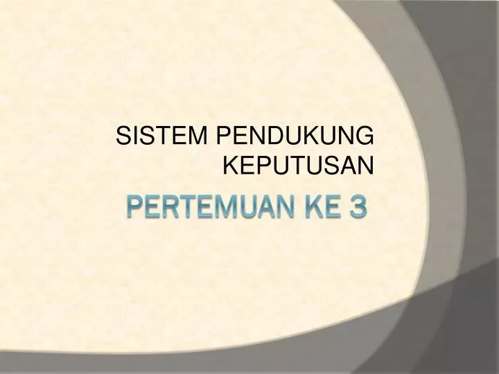 sistem pendukung keputusan