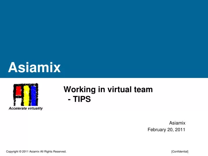 working in virtual team tips