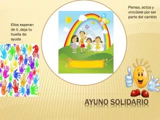 ayuno solidario