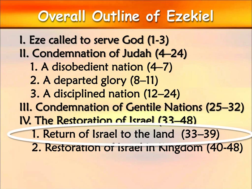 PPT - Overall Outline of Ezekiel PowerPoint Presentation, free download ...