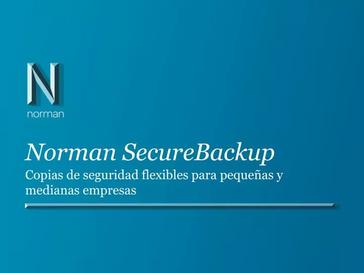 norman securebackup