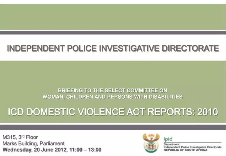 icd domestic violence act reports 2010