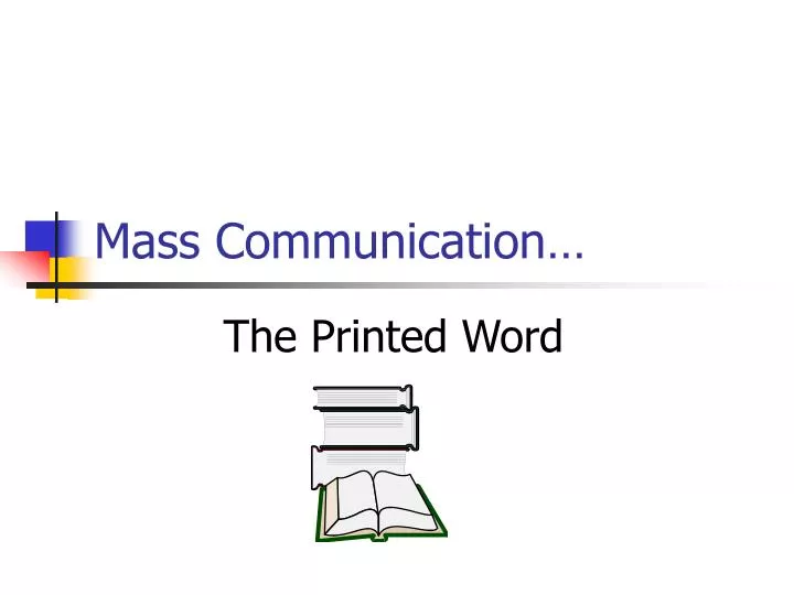 mass communication