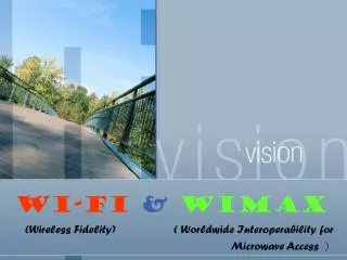 wi fi wimax