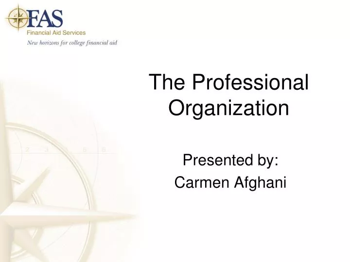 the professional organization