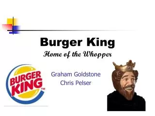 Burger King Home of the Whopper