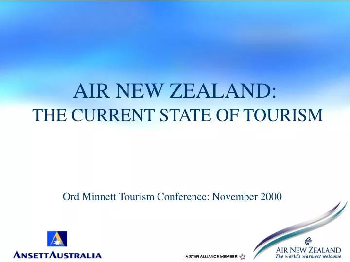 air new zealand the current state of tourism