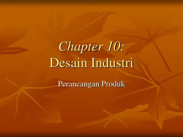 chapter 10 desain industri
