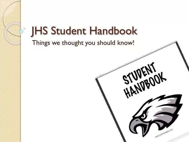 jhs student handbook