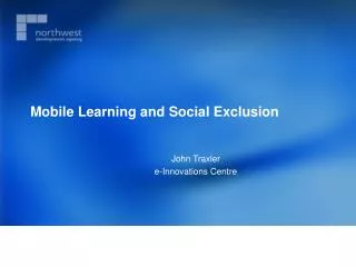 Mobile Learning and Social Exclusion