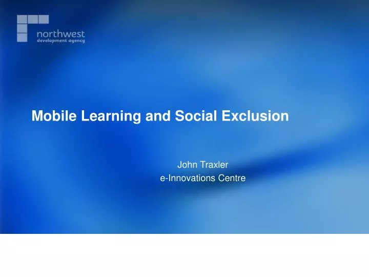 mobile learning and social exclusion