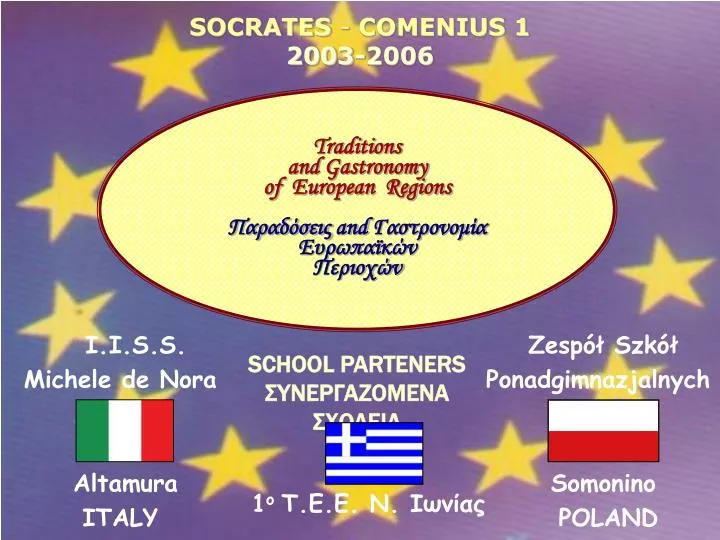 socrates comenius 1 2003 2006