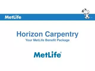Horizon Carpentry Your MetLife Benefit Package