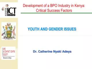YOUTH AND GENDER ISSUES