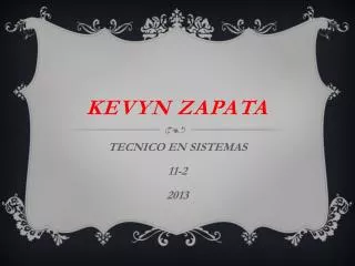 kevyn zapata