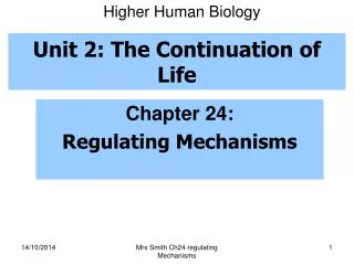Unit 2: The Continuation of Life
