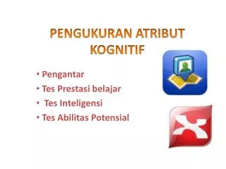 pengukuran atribut kognitif
