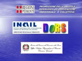 promozione della salute e interventi di prevenzione individuale e collettiva
