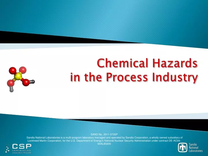 chemical hazards in the process industry