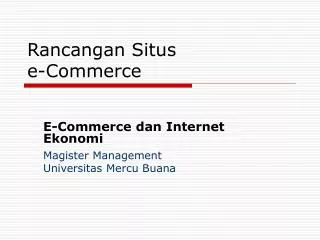 rancangan situs e commerce