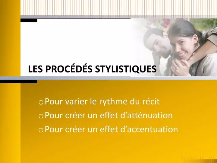 les proc d s stylistiques