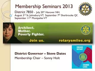 Membership Seminars 2013