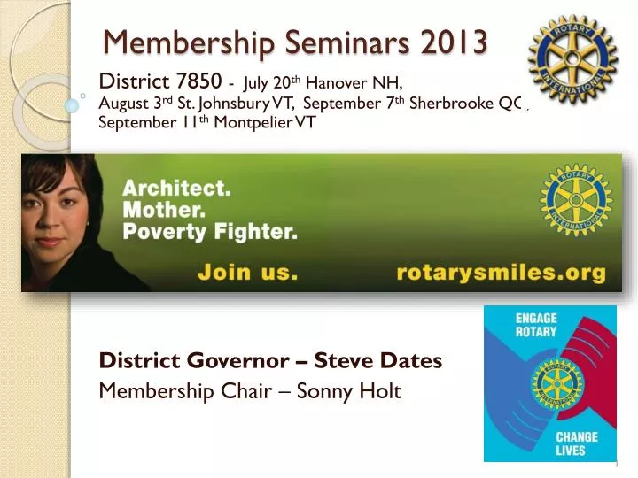 membership seminars 2013