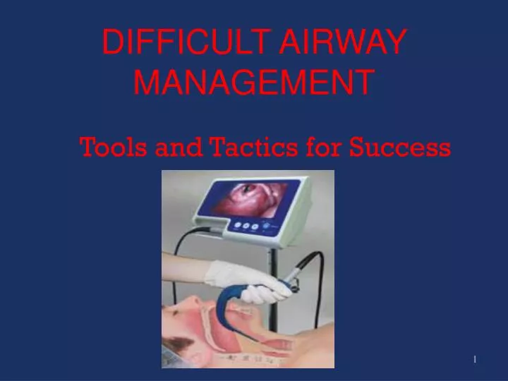 difficult airway management