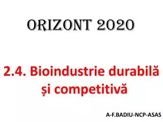 orizont 2020