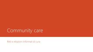 community care