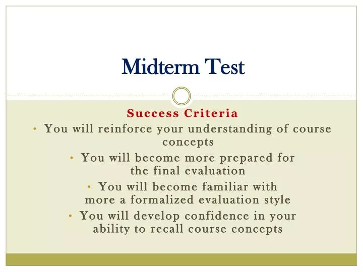 midterm test