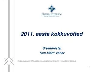 2011 aasta kokkuv tted