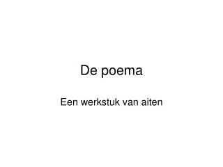 de poema