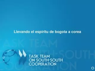 l levando el esp ritu de bogota a corea