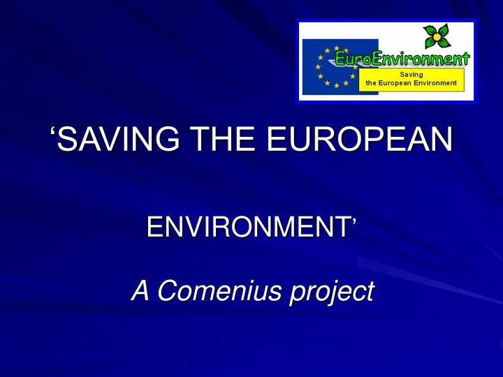 saving the european