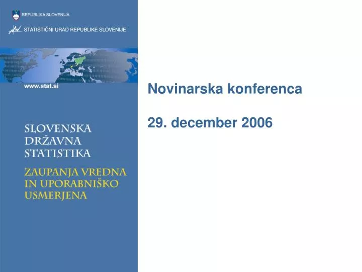 novinarska konferenca 29 december 2006