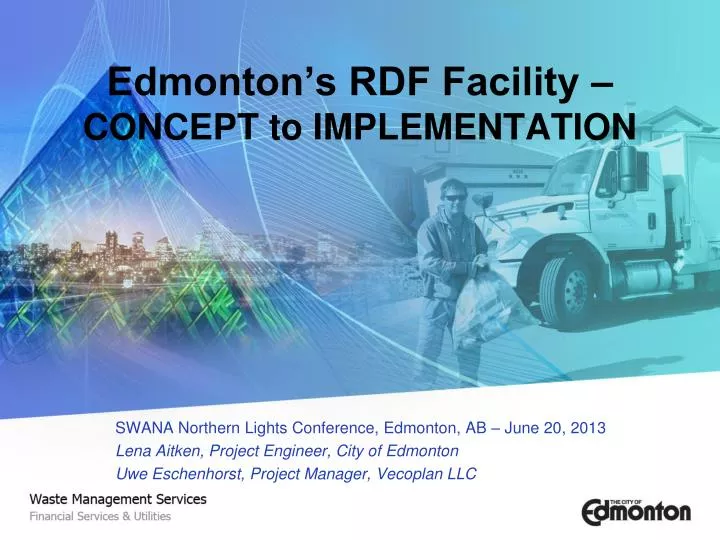 edmonton s rdf facility concept to implementation