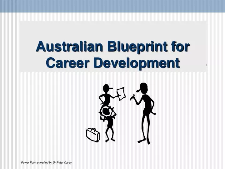 australian blueprint for career development