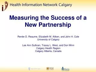 Measuring the Success of a New Partnership
