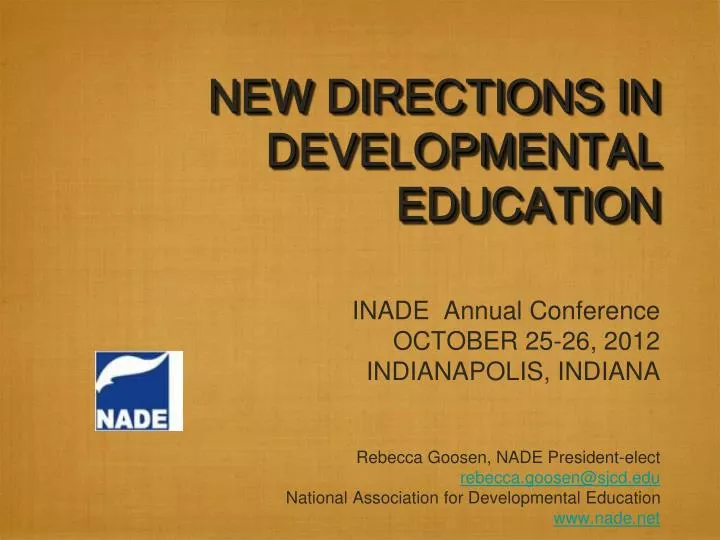 new directions in developmental education