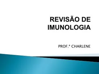 revis o de imunologia