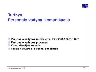 turinys personalo vadyba komunikacija