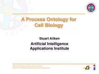 Stuart Aitken Artificial Intelligence Applications Institute