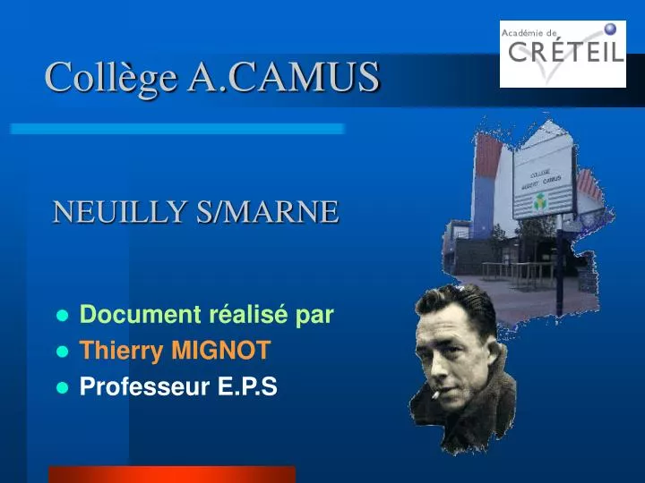 coll ge a camus neuilly s marne
