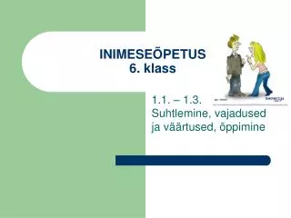 inimese petus 6 klass