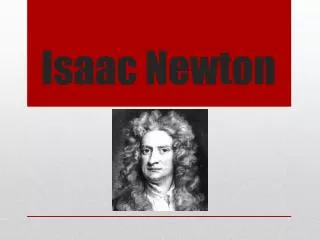 isaac newton