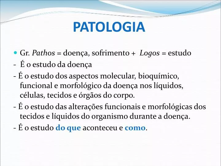 patologia